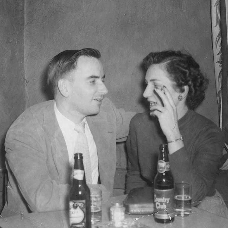 RG and Betty with a Drink