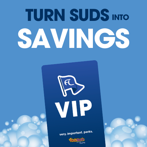 Turn Suds into Savings with a VIP KickBack Card