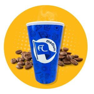 Blue FL Coffee Cup with Logo